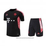 Tracksuit Bayern Munich 2022-2023 Short Sleeve Black - Shorts