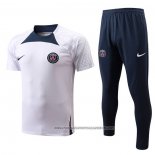 Tracksuit Paris Saint-Germain 2022-2023 Short Sleeve White