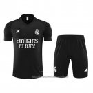 Tracksuit Real Madrid 2023-2024 Short Sleeve Black - Shorts