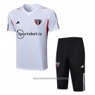 Tracksuit Sao Paulo 2023-2024 Short Sleeve White - Shorts