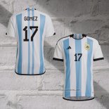 Argentina Player Gomez Home Shirt 2022