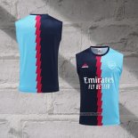 Arsenal Training Shirt 2023-2024 Without Sleeves Blue