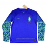 Brazil Away Shirt 2022 Long Sleeve