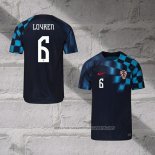 Croatia Player Lovren Away Shirt 2022