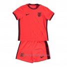 England Away Euro Shirt 2022 Kid
