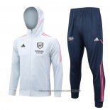 Hooded Tracksuit Arsenal 2023-2024 Grey