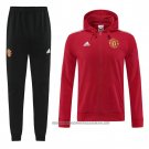 Hooded Tracksuit Manchester United 2022-2023 Red