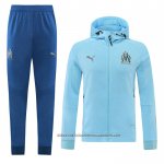 Hooded Tracksuit Olympique Marseille 2022-2023 Blue
