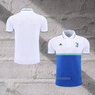 Juventus Shirt Polo 2022-2023 White and Blue