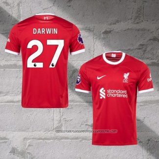 Liverpool Player Darwin Home Shirt 2023-2024