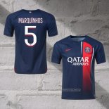 Paris Saint-Germain Player Marquinhos Home Shirt 2023-2024
