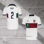 Portugal Player Dalot Away Shirt 2022