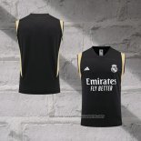 Real Madrid Training Shirt 2023-2024 Without Sleeves Black