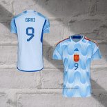 Spain Player Gavi Away Shirt 2022