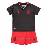 Stoke City Away Shirt 2022-2023 Kid Black