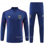 Sweatshirt Tracksuit Ajax 2022-2023 Blue