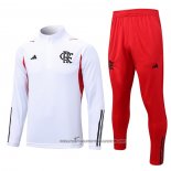Sweatshirt Tracksuit Flamengo 2023-2024 Kid White