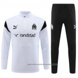 Sweatshirt Tracksuit Olympique Marseille 2023-2024 White