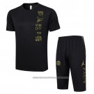 Tracksuit Paris Saint-Germain Jordan 2023-2024 Short Sleeve Black - Shorts