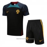 Tracksuit Portugal 2022-2023 Short Sleeve Black - Shorts