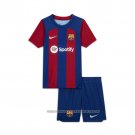 Barcelona Home Shirt 2023-2024 Kid