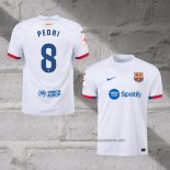Barcelona Player Pedri Away Shirt 2023-2024