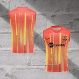 Barcelona Training Shirt 2023-2024 Without Sleeves Orange