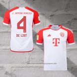 Bayern Munich Player De Ligt Home Shirt 2023-2024
