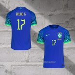 Brazil Player Bruno G. Away Shirt 2022