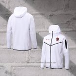 Chaqueta con Capucha del France 2022-2023 White