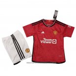 Manchester United Home Shirt 2023-2024 Kid