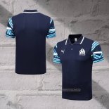 Olympique Marseille Shirt Polo 2022-2023 Blue Marino