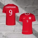 Poland Player Lewandowski Away Shirt 2022