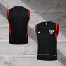 Sao Paulo Training Shirt 2023-2024 Without Sleeves Black