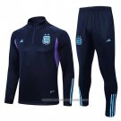 Sweatshirt Tracksuit Argentina 2022-2023 Blue