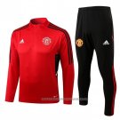 Sweatshirt Tracksuit Manchester United 2022-2023 Red