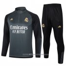 Sweatshirt Tracksuit Real Madrid 2023-2024 Grey