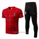 Tracksuit AC Milan 2022-2023 Short Sleeve Red