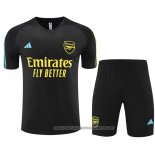 Tracksuit Arsenal 2023-2024 Short Sleeve Black - Shorts