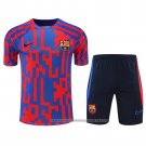 Tracksuit Barcelona 2022-2023 Short Sleeve Red and Blue - Shorts
