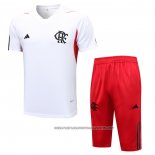 Tracksuit Flamengo 2023-2024 Short Sleeve White - Shorts