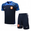 Tracksuit Holland 2022-2023 Short Sleeve Blue - Shorts