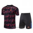 Tracksuit Manchester United 2022 Short Sleeve Red - Shorts