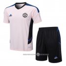 Tracksuit Manchester United 2022-2023 Short Sleeve Rosa - Shorts
