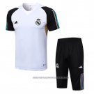 Tracksuit Real Madrid 2023-2024 Short Sleeve White - Shorts