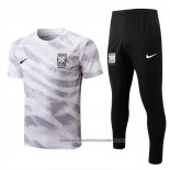 Tracksuit South Korea 2022-2023 Short Sleeve White