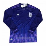 Argentina Away Shirt 2022 Long Sleeve