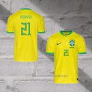 Brazil Player Rodrygo Home Shirt 2022