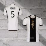 Germany Player Kehrer Home Shirt 2022