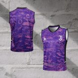 Juventus Training Shirt 2023-2024 Without Sleeves Purpura